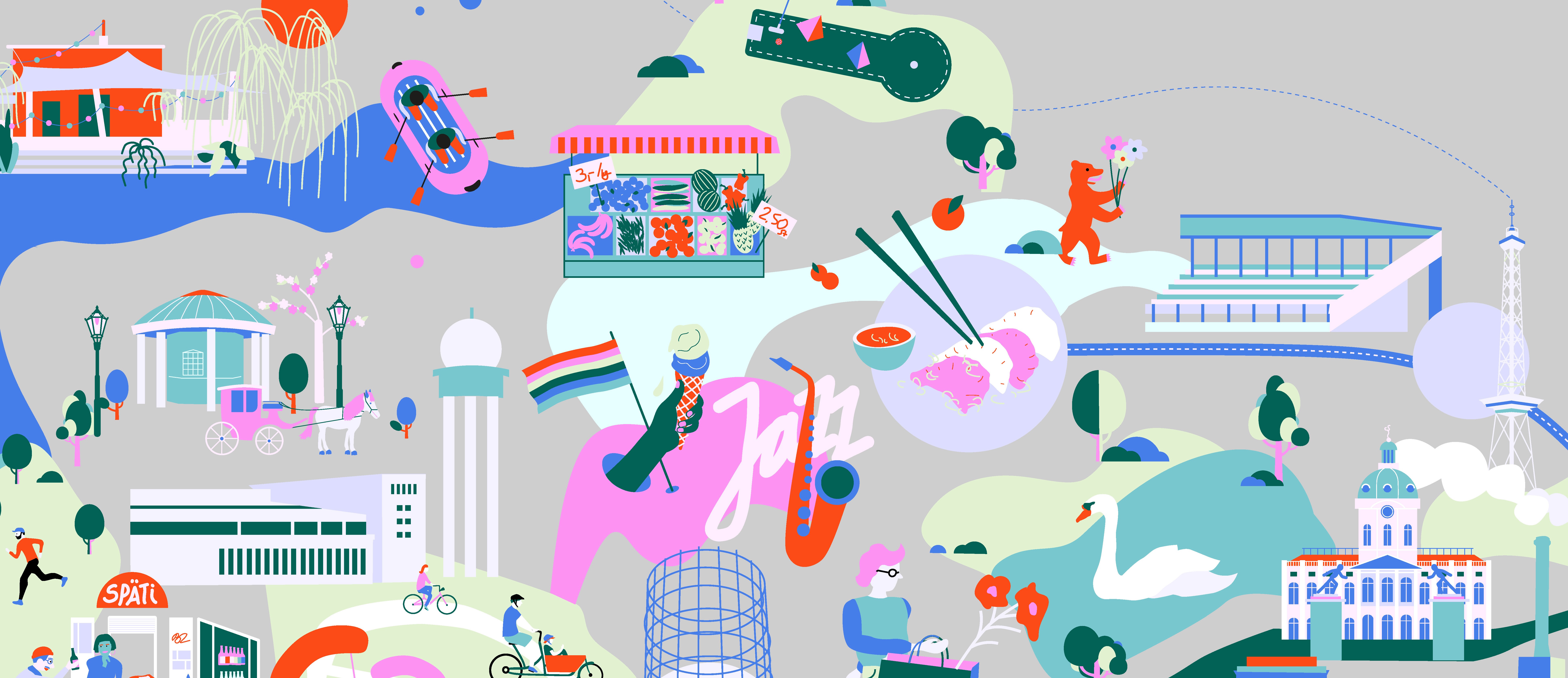 S-Bahn Berlin — Ringbahn Kiez Mural Header Image